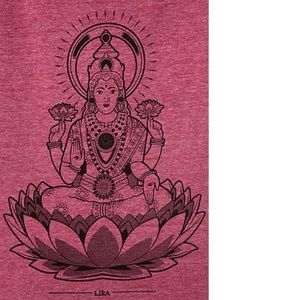 Lira Mar the Goddess Lotus Tee NWT L
